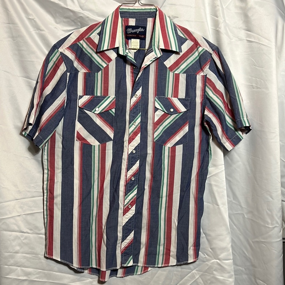 Wrangler Western Pearl Snap short Sleeve shirt